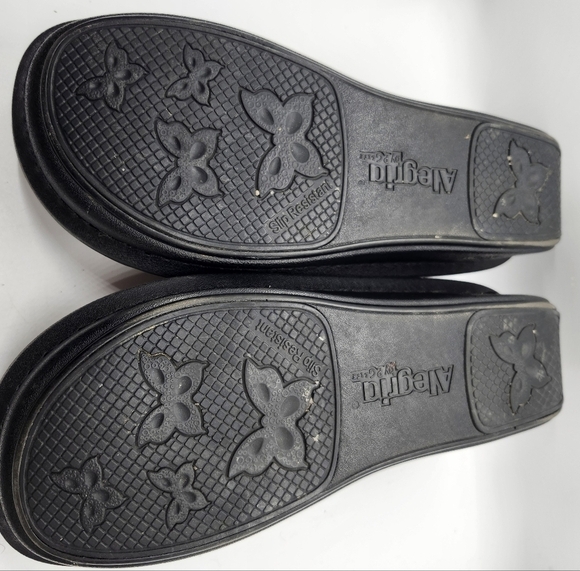 Alegria Leather Debra Viewmaster closed heel clog slip resistant sz 37/8 - Picture 7 of 9